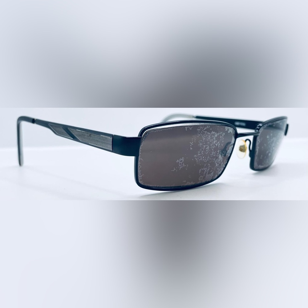 Robert Mitchel RM0008 Black Rectangular Sunglasses Frames Only